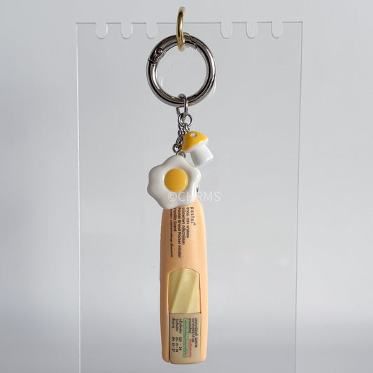 Yellow Pastel X8 Nasal Inhaler Keychain